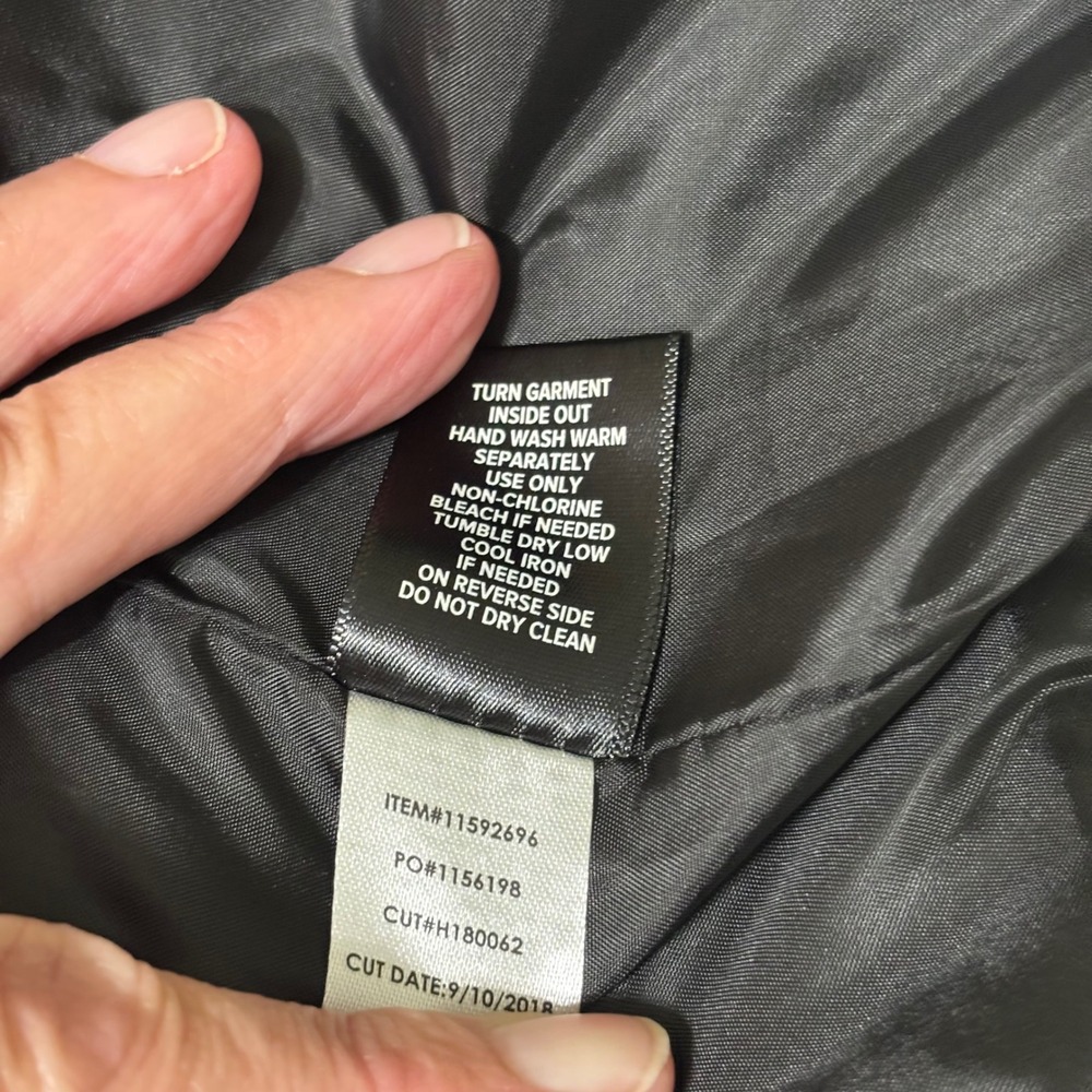 Torrid Bomber Jacket Women 1 Black Iridescent Sequin Zip Front Glam Plus Size - Picture 9 of 9